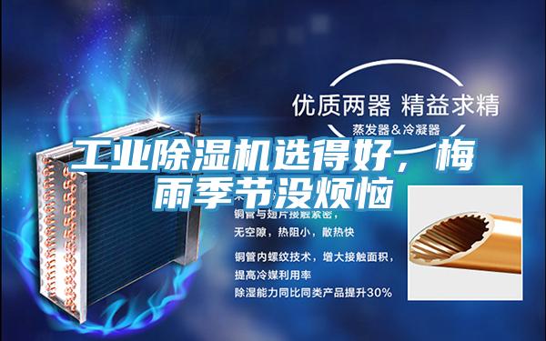 工業除濕機選得好,梅雨季節沒煩惱