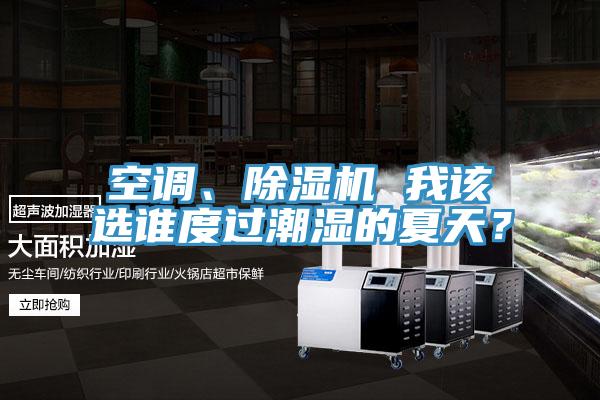 空調、除濕機 我該選誰度過潮濕的夏天？