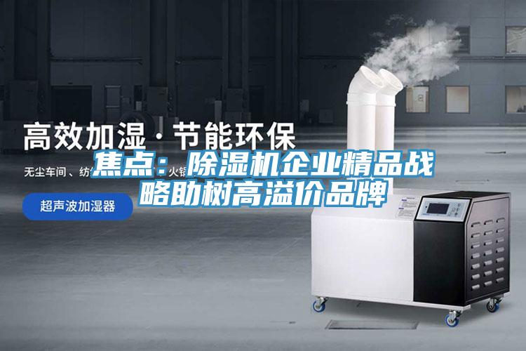 焦點:除濕機企業精品戰略助樹高溢價品牌
