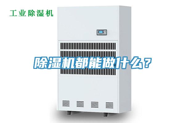 除濕機都能做什么？