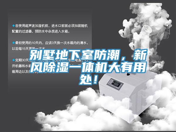 別墅地下室防潮，新風除濕一體機大有用處！