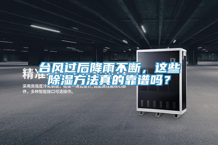 臺風過后降雨不斷，這些除濕方法真的靠譜嗎？
