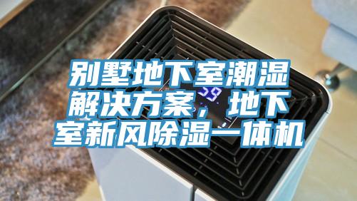 別墅地下室潮濕解決方案，地下室新風除濕一體機