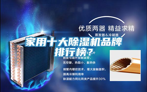 家用十大除濕機(jī)品牌排行榜？