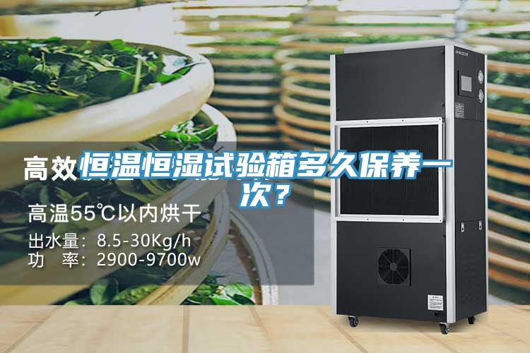 恒溫恒濕試驗(yàn)箱多久保養(yǎng)一次？