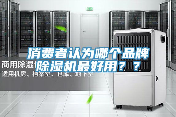 消費者認為哪個品牌除濕機最好用？？